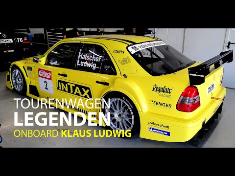 TOURENWAGEN LEGENDEN - Hockenheim Onboard Klaus Ludwig AMG Mercedes C-Klasse ITC DTM INTAX