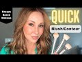 Quick Blush/Contour: Cream Makeup