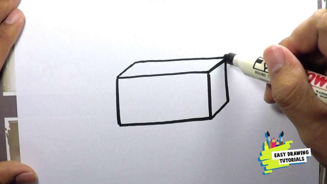 How to Draw rectangular prism