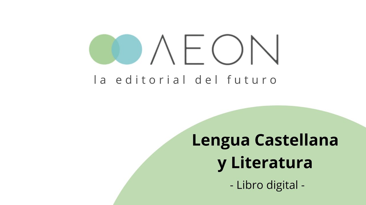Lengua Castellana y Literatura - Libro digital AEON