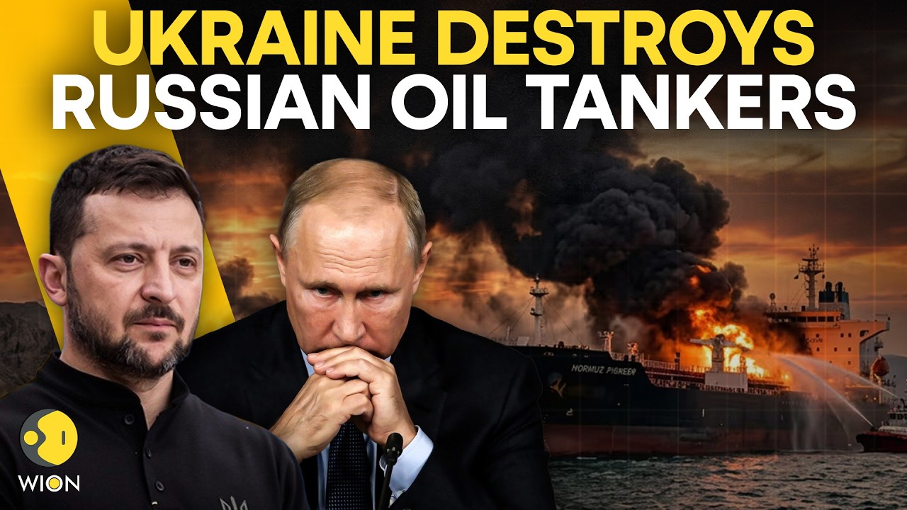 Russia-Ukraine War LIVE: Ukraine Hits Russian Oil-Loading Port, 'Shadow Fleet' Tankers | WION Live