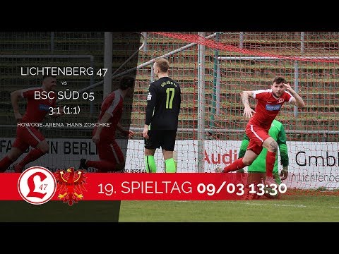 19.Spieltag 2018/19 - 3:1 (1:1) Lichtenberg 47 - Brandenburger SC Süd 05