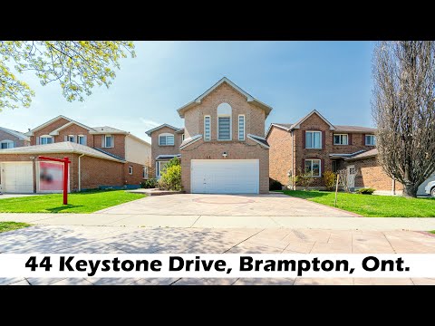44 Keystone Drive Brampton - Detached Home For Sale