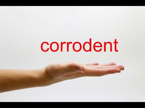 How to Pronounce corrodent - American English
