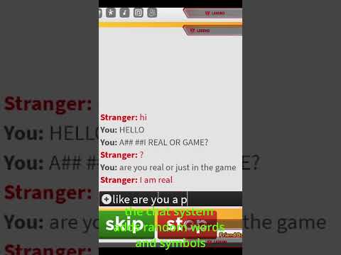 Roblox has its own OMEGLE