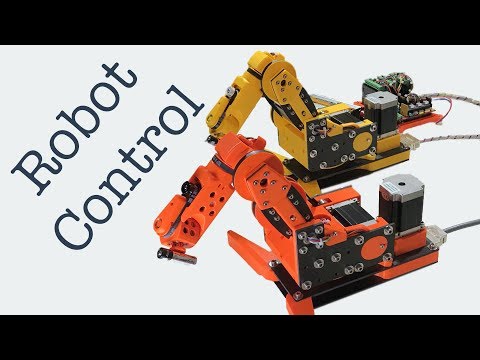 6DoF mostly 3D Printed Robot Arm (Part 6) Arduino code!