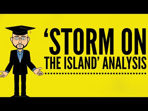 Seamus Heaney: 'Storm on the Island' Mr Bruff Analysis