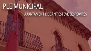 Ple extraordinari 15 octubre 2025