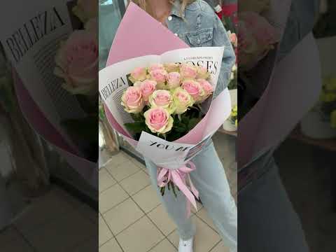 Видео: 15 нежных роз 
