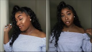 HALF UP HALF DOWN | HOW TO COVER THE LAST TRACK | FT. ASTERIA HAIR