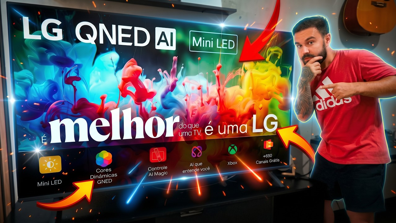 Miniatura da avaliação em vídeo de Smart TV LG QNED70 85 Polegadas