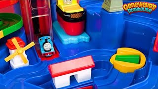 Thomas and Friends Train Playset and Puzzle for Kids!