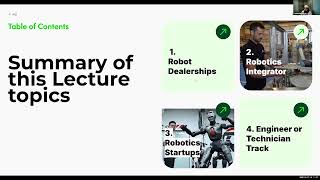 How to be part in robotics