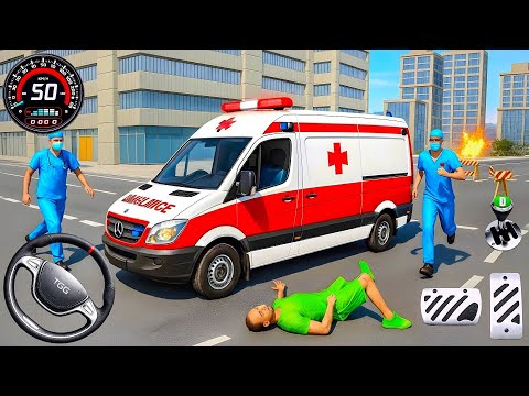 New Ambulance City Rescue Simulator - 911 US Emergency High Speed Drive 🚑🚨 (Android Gameplay)