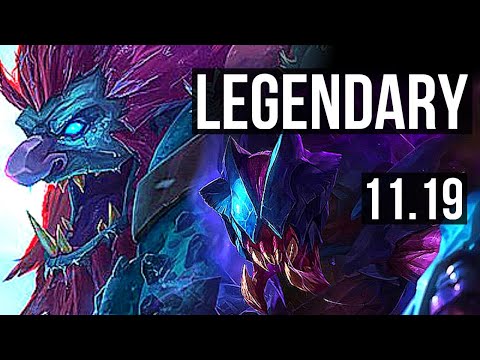 TRUNDLE vs REK'SAI (JUNGLE) | 14/1/8, Legendary, 700+ games | NA Diamond | v11.19