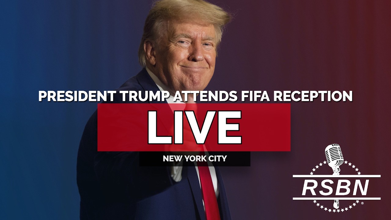 LIVE: President Trump Attends a FIFA Reception in NYC - 7/17/26