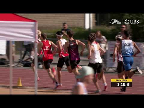 SM U20 / U23 Nottwil 2021 - 800m U20 Männer Finale