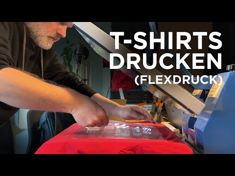 T-SHIRTS selber DRUCKEN - Flock- & Flexdruck erklärt für LAIEN