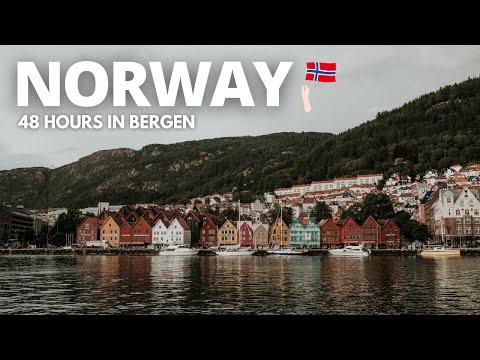 48 HOURS in BERGEN NORWAY: Norwegian Fjords, Reindeer Hot Dogs, Norway in a Nutshell Bergen to Flam