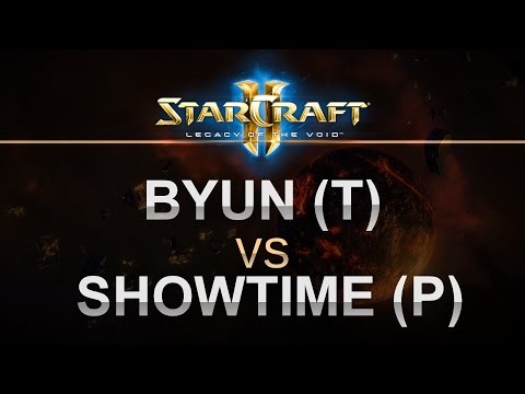 StarCraft 2 - LOTV 2016- ByuN (T) v ShoWTimE (P) on New Gettysburg