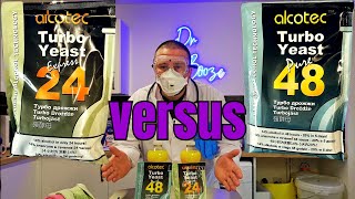 Turbo Yeast 24vs48Hr Orange wine taste test