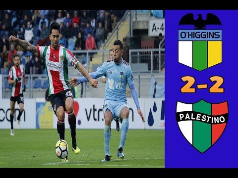 O`Higgins 2 Vs 2 Palestino / Resumen Y Goles / Campeonato Scotiabank 2018