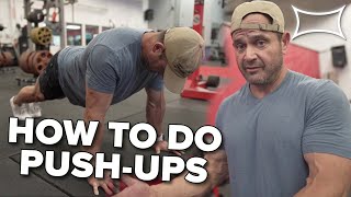 Mark Bell Teaches the World to do Push-ups