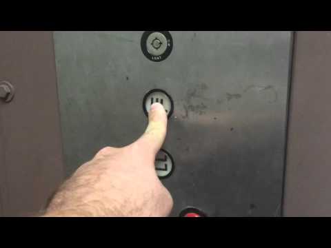 FAMOUS VINTAGE Montgomery Hydraulic Freight Elevator @ Westfield UTC, La Jolla, CA