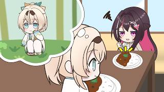 【手描き】幼少期に食べた雑草の味を思い出すござる【ホロライブ/AZKi/風真いろは】