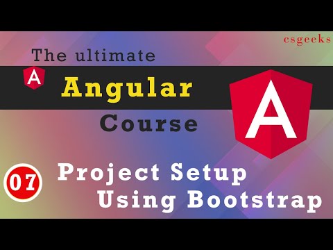 Angular 9 Tutorial 7 A Basic Project Setup using Bootstrap for Styling