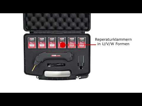 KS Tools Draadloze Kunststof Reparatie Nietjes Soldeermachine Set 303-Delig