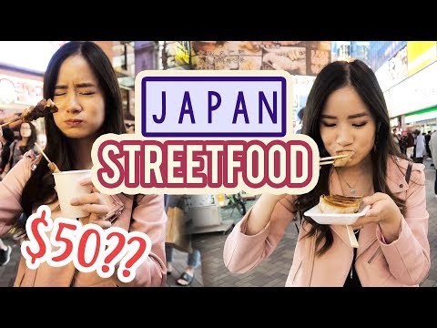 日本のストリートフードを食べてみた｜I ❤️ 大阪 (Trying JAPANESE Street Food | I ❤️ Osaka)