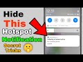 How To Hide Hotspot Notification In Redmi Hotspot Hide Kaise Kare Mi Phone How To Remove Hotspot