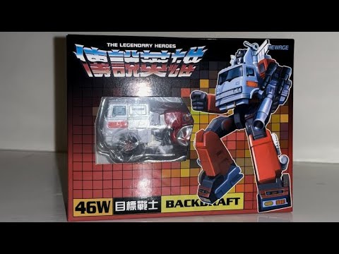 How to transform Newage legendary heroes 46 w backdraft. Legends artfire inferno transformers