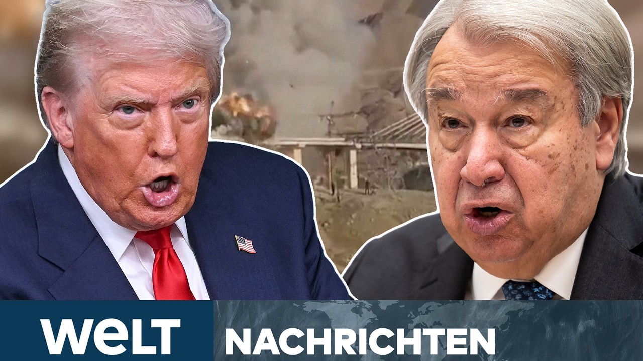 IRAN: Nach Brücken-Bombardement! Trump zündelt weiter! Jetzt schaltet sich die UN ein! | WELT STREAM