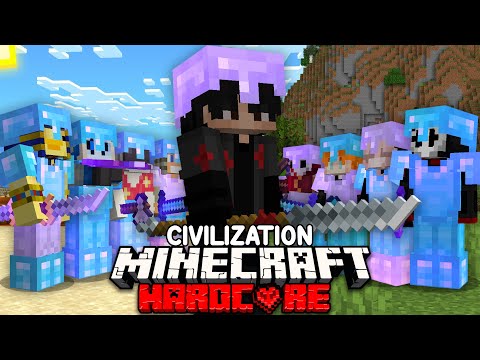 100 Players Simulate A DEADLY Civilization In Minecraft