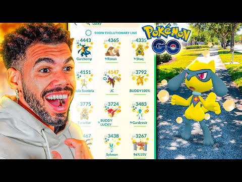 SHINIES LUCKYS E LENDÁRIOS QUE CONSEGUI COM 2.000 TROCAS - POKEMON GO | Cris |