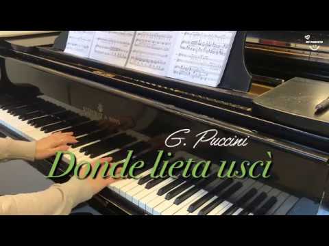 Donde lieta uscì, Mimi, Piano accompaniment, Opera karaoke