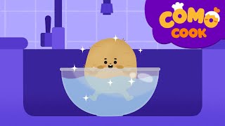 Kids animation | How to make French fries | Como Cook