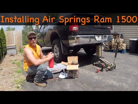 Ram 1500 Air Spring Helper Installation How To DIY