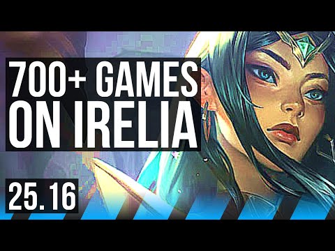 IRELIA vs VIEGO (MID) | 8/2/5, 700+ games | KR Grandmaster | 25.16