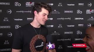 Shawn Mendes interview with Access at Global Citizen Festival in NY 2018
