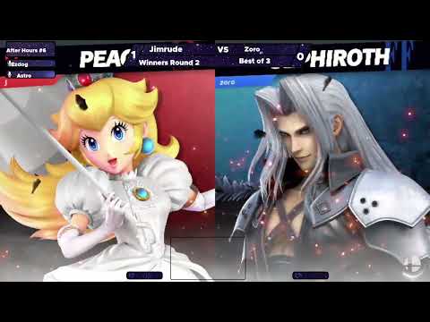 Jimrude (Peach) vs zoro (Sephiroth) -  Winners Quarter-Final  - Fated After Hours #6