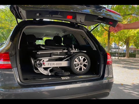 FER 600 Elektrorollstuhl - Entladen und Einladen mit Rampe