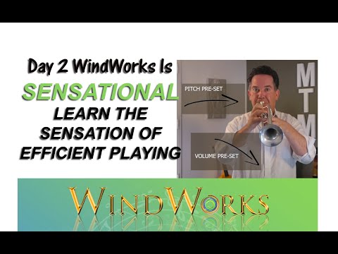 WindWorks FREE Day 2 - Learn the SENSATION of  free trumpet playing
