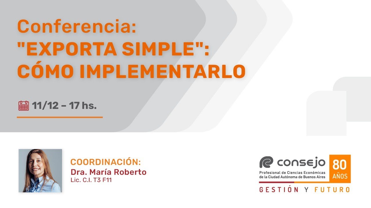 Exporta Simple. Cómo implementarlo