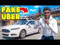 I Became A FAKE UBER DRIVER In GTA 5 RP