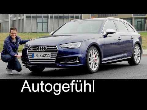 Audi S4 Avant FULL REVIEW test driven V6 354 hp + Autobahn acceleration new neu 2017