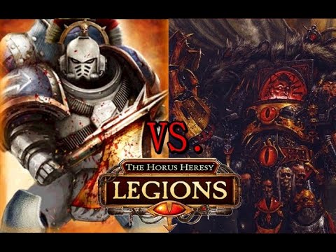 The Horus Heresy: Legions BR - Shabran Darr (World Eaters) Vs. Horus Lupercal (Sons of Horus)