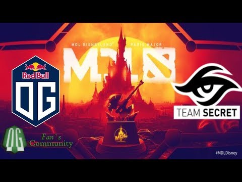 OG vs Secret - Game 1 - MDL Disneyland Paris Major - Playoff.